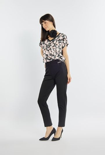 Czarne spodnie damskie