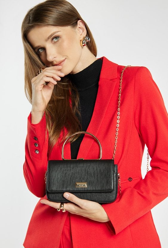 Połyskująca torebka damska