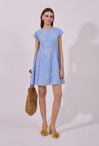 Sukienka mini w paski