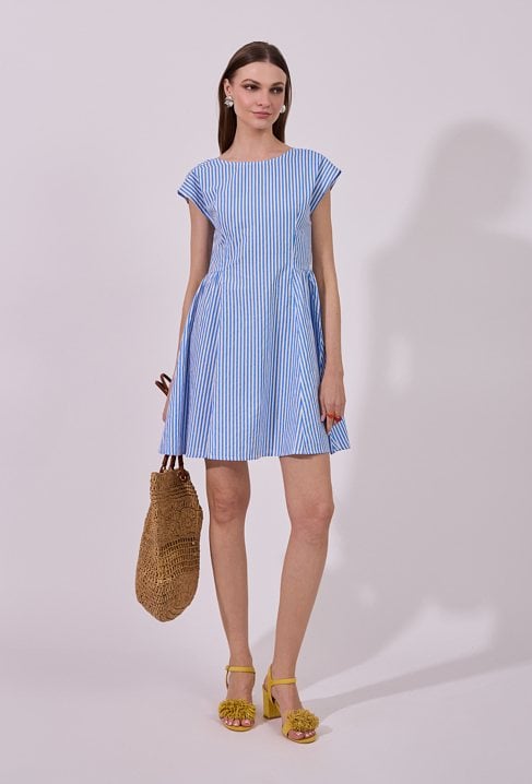 Sukienka mini w paski