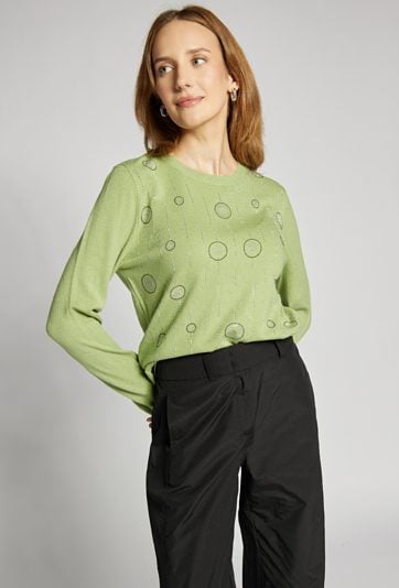 Sweter z połyskiem