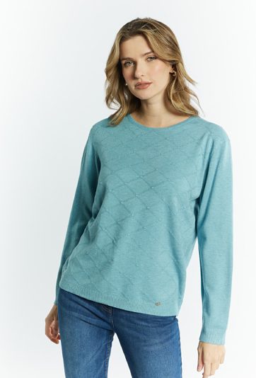 Wiskozowy sweter damski
