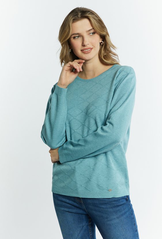 Wiskozowy sweter damski