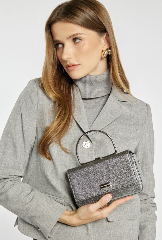 Połyskująca torebka damska