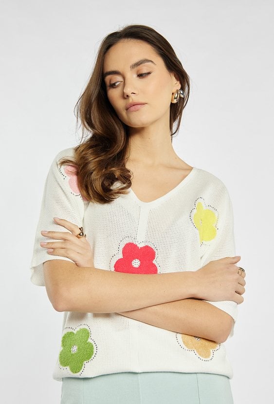 Sweter damski z modalu