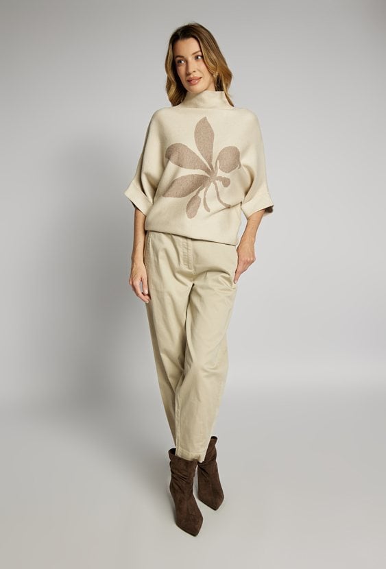 Sweter z wzorem