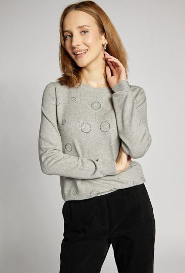Sweter z połyskiem