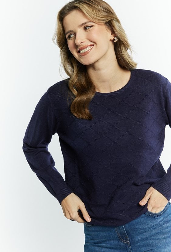 Wiskozowy sweter damski