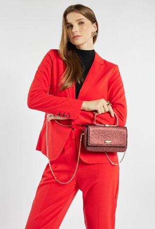 Połyskująca torebka damska