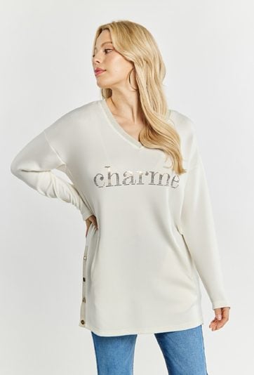 Bluza damska w serek