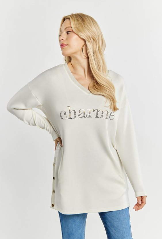 Bluza damska w serek