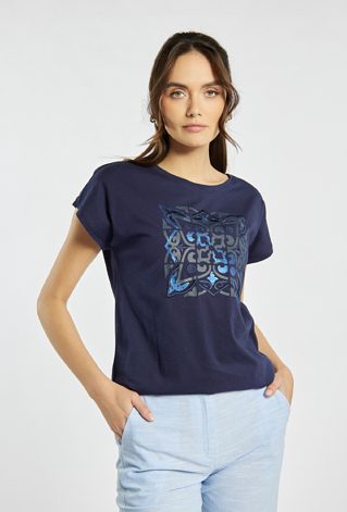 T-shirt damski z nadrukiem