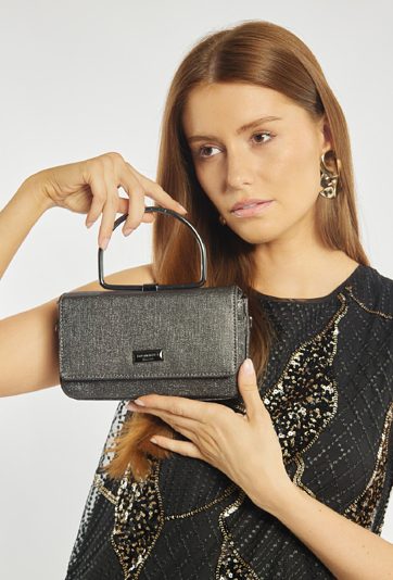 Połyskująca torebka damska