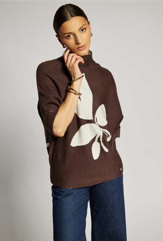 Sweter z wzorem