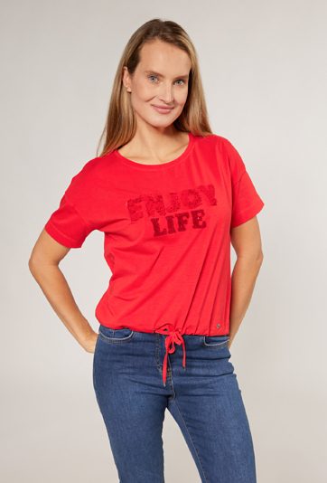 T-shirt damski z napisem