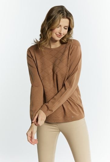 Wiskozowy sweter damski