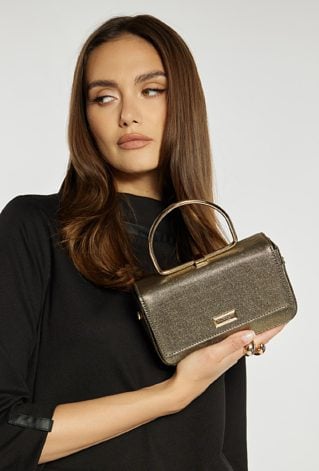 Połyskująca torebka damska