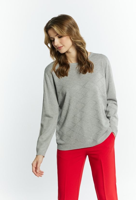 Wiskozowy sweter damski