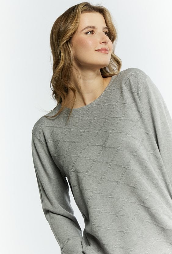 Wiskozowy sweter damski