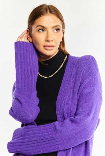 Długi kardigan damski