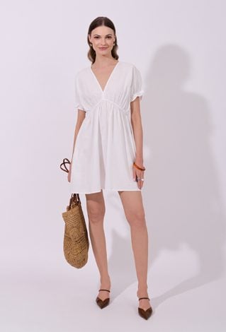 Gładka sukienka mini