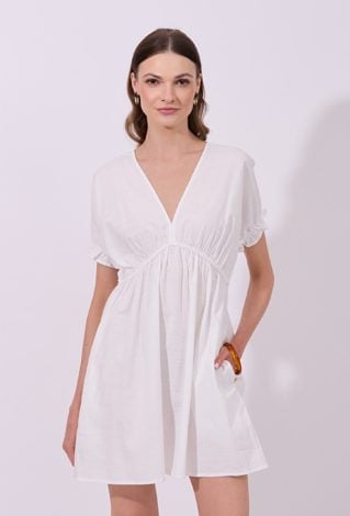 Gładka sukienka mini