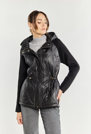 Kurtka swetrowa z kapturem