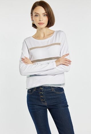 T-shirt z cekinami