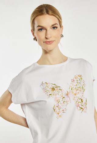 T-shirt z motylem