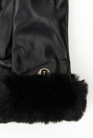 Rękawiczki z futerkiem