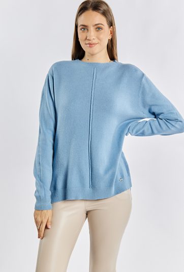 Wiskozowy sweter damski