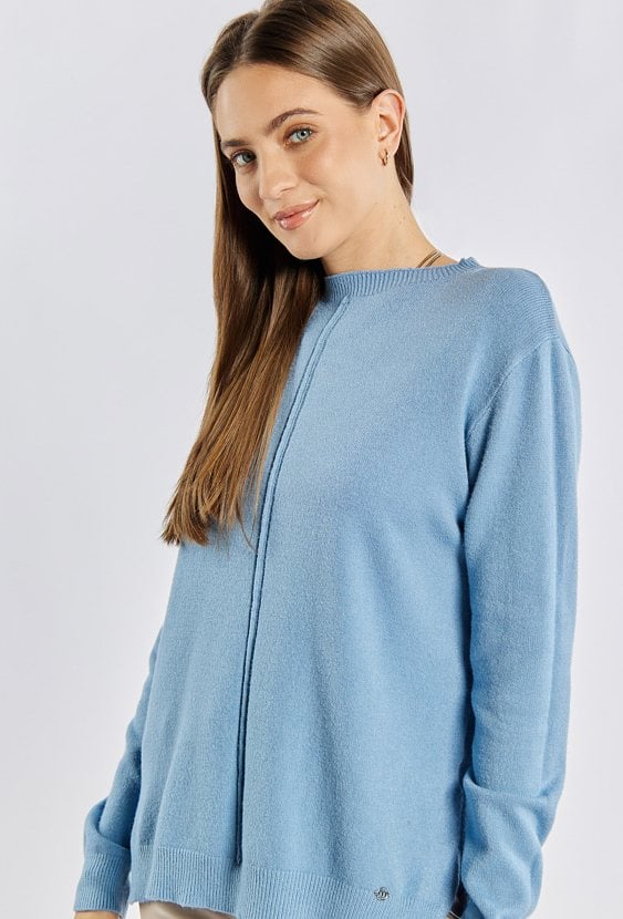 Wiskozowy sweter damski