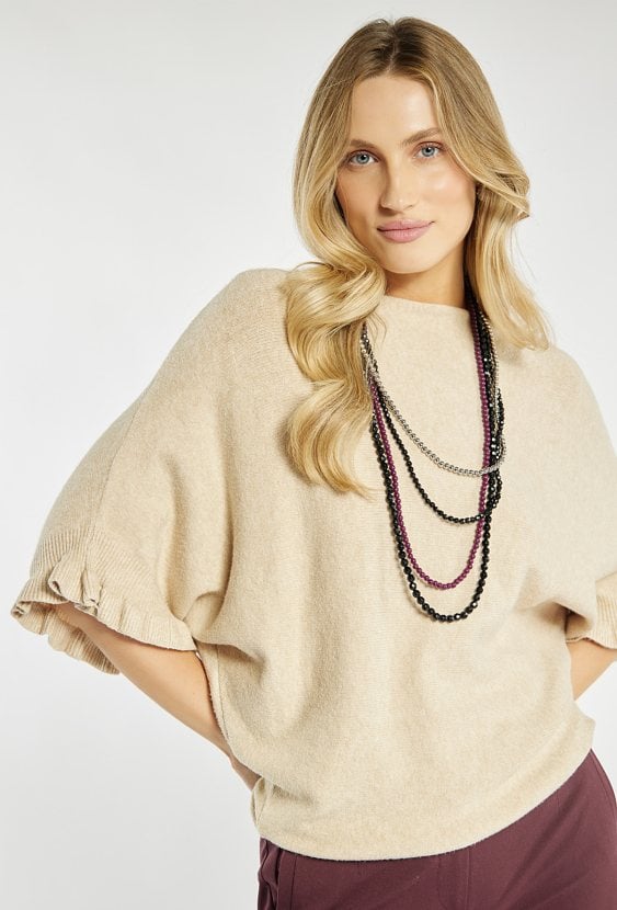 Sweter damski z wiskozą