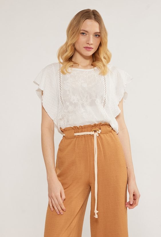 Bluzka damska z falbaną