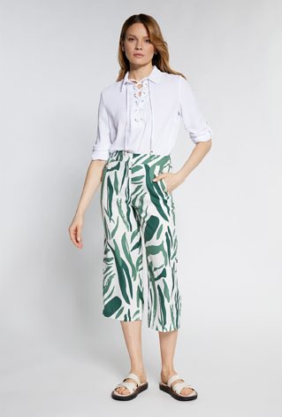 Wzorzyste spodnie damskie