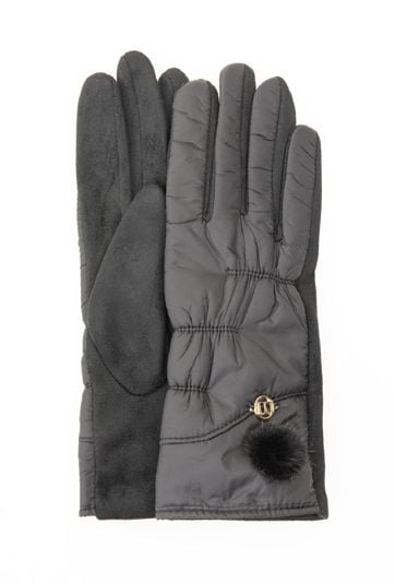 Rękawiczki z subtelnym pomponem
