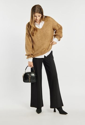 Mała, dwukomorowa torba