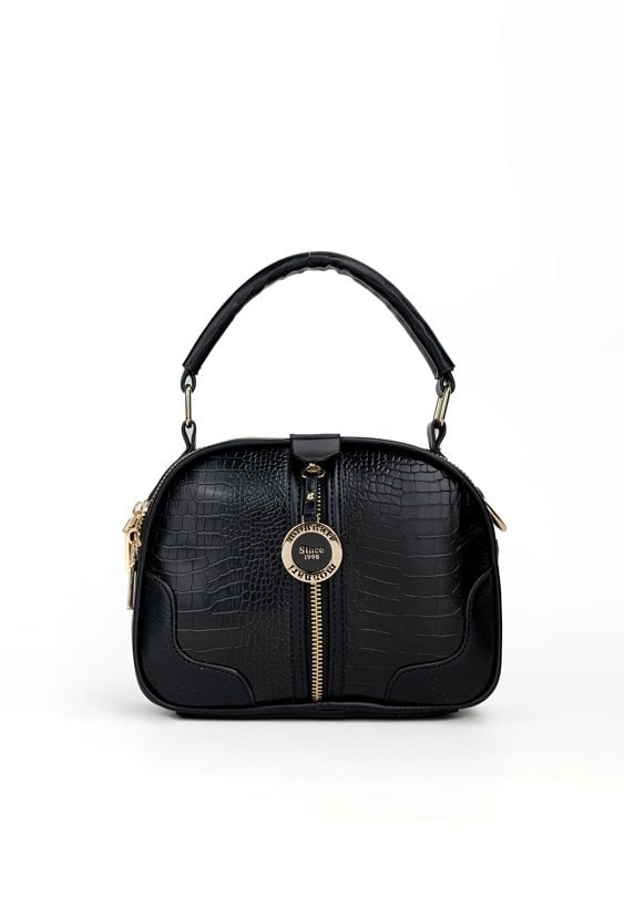 Mała, dwukomorowa torba