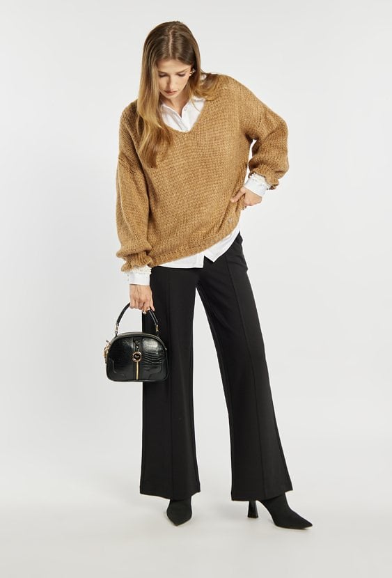 Mała, dwukomorowa torba