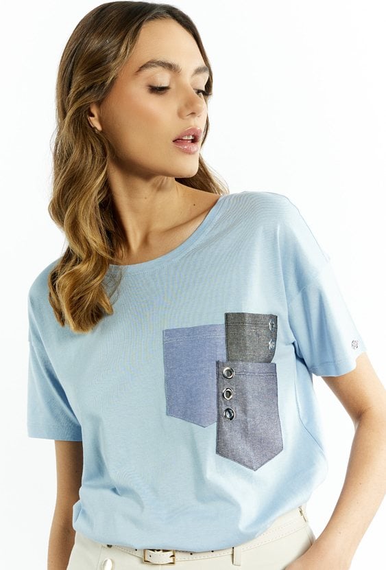 T-shirt damski z krótkim rękawem