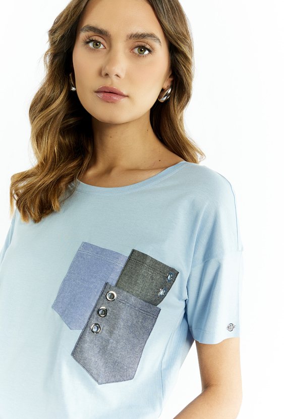 T-shirt damski z krótkim rękawem