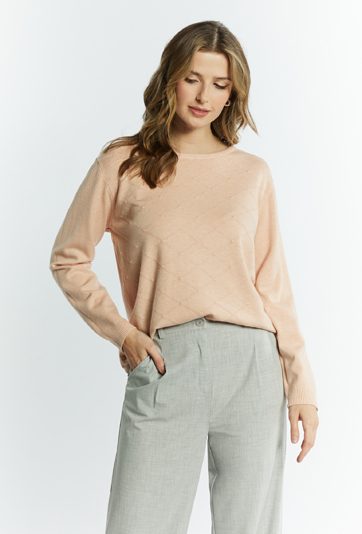 Wiskozowy sweter damski