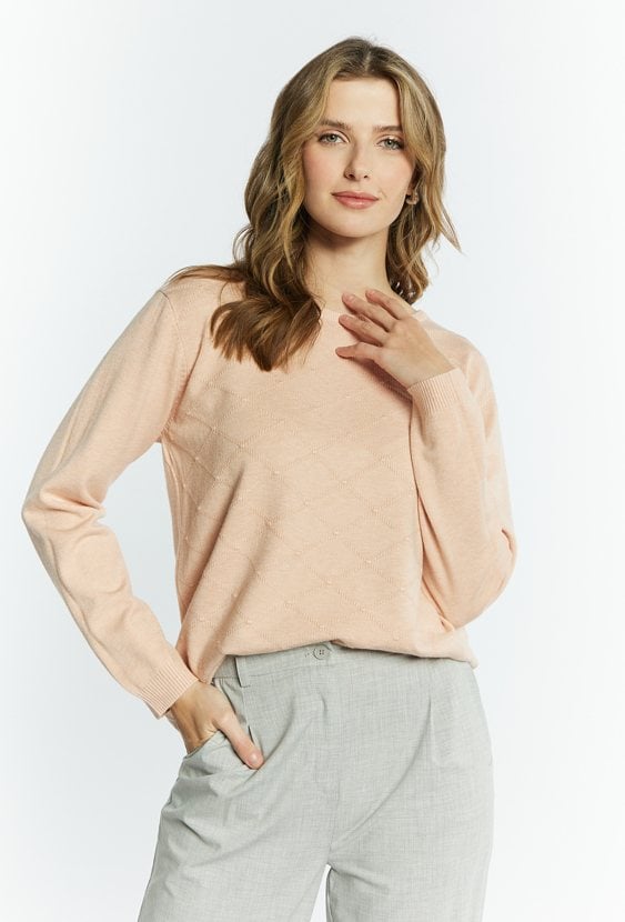 Wiskozowy sweter damski