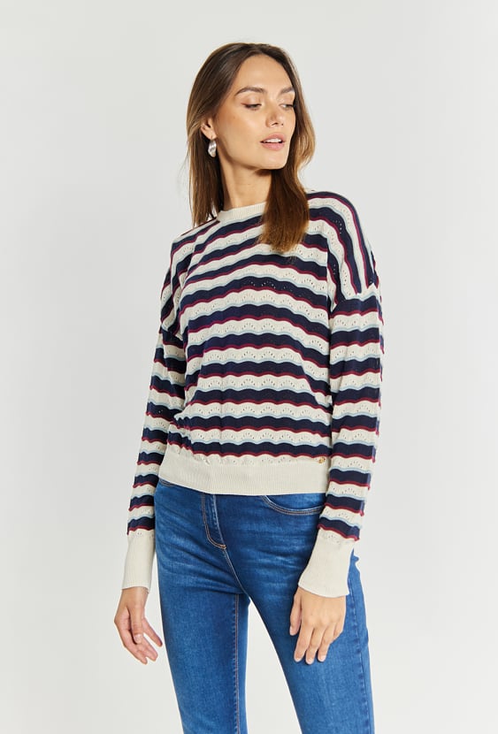 Bawełniany sweter damski