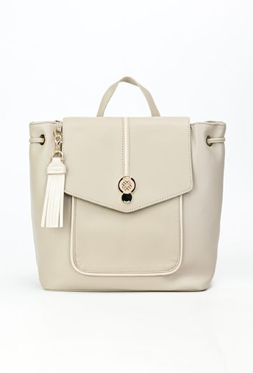 Plecak damski ze ściągaczem