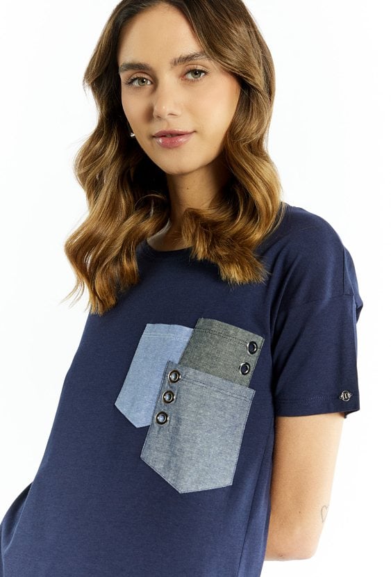 T-shirt damski z krótkim rękawem