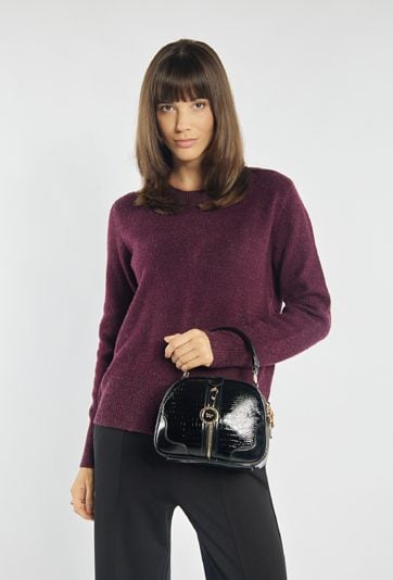 Mała, dwukomorowa torba