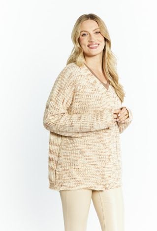 Kardigan z ozdobnymi guzikami