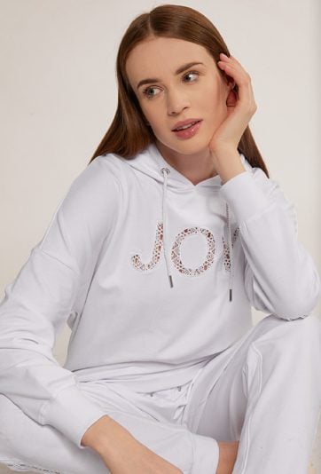 Bluza z ażurowym napisem