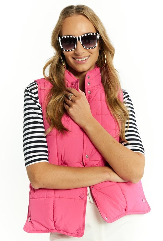 Krótka pikowana kamizelka